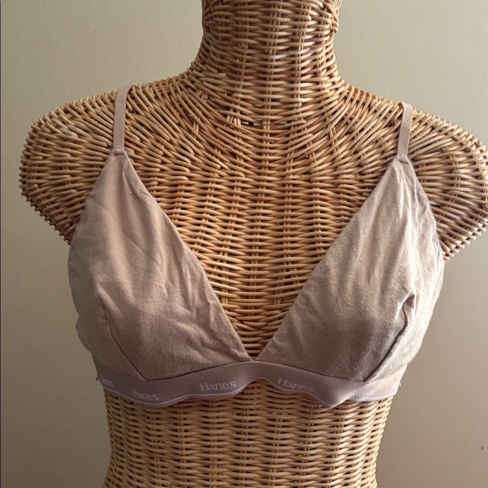 Hanes Triangle Bralette 2XL ⭐️